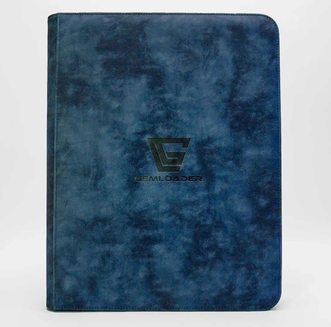 Gemloader - Premium 9 Pocket Toploader Binder - Blue
