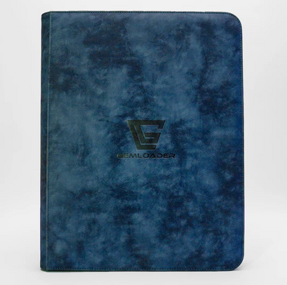 Gemloader - Premium 9 Pocket Toploader Binder - Blue
