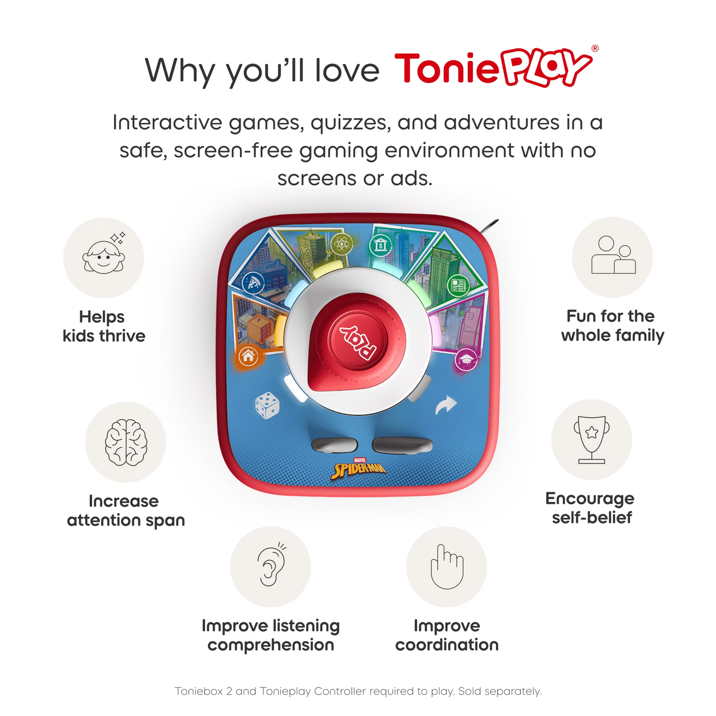 Tonies - Tonieplay - Marvel Spiderman - Neighbourhood Heroes