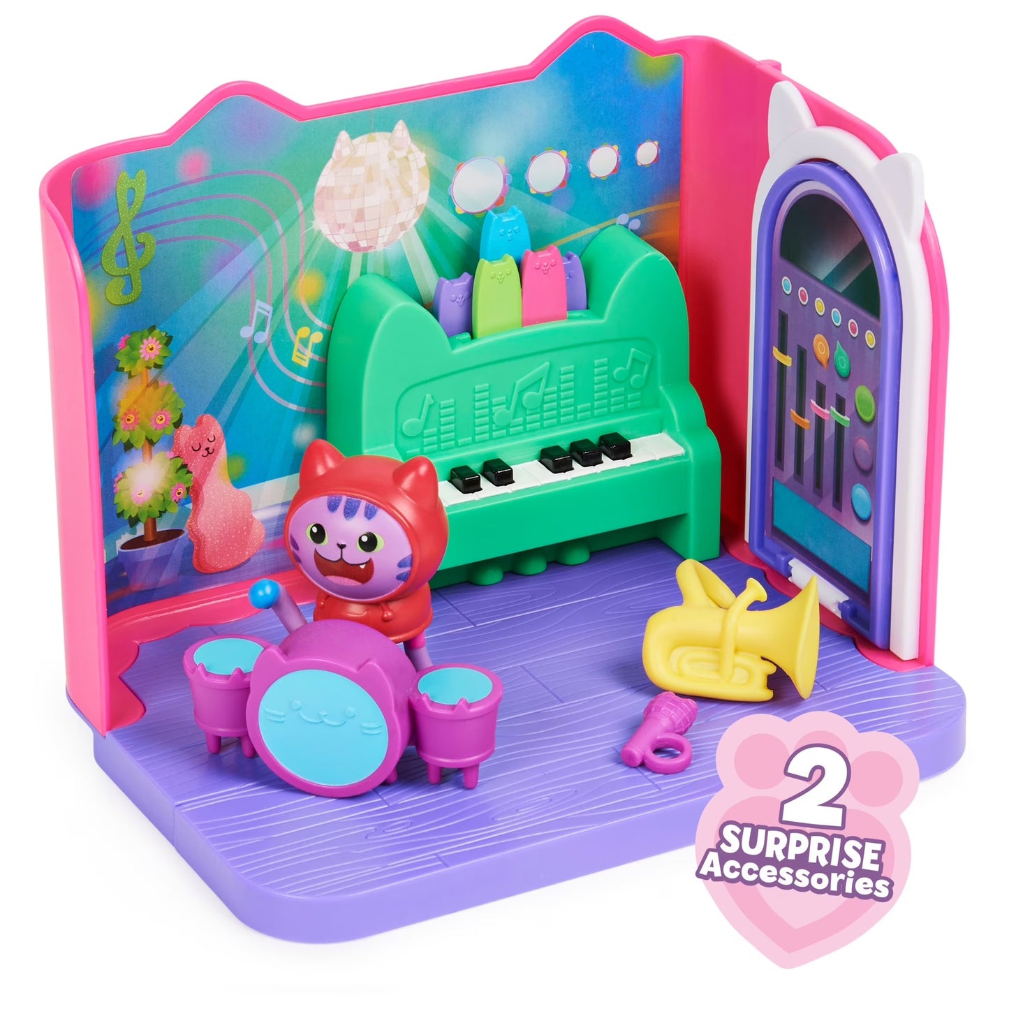 Gabby's Dollhouse - Groovy Music Room with Daniel James Catnip
