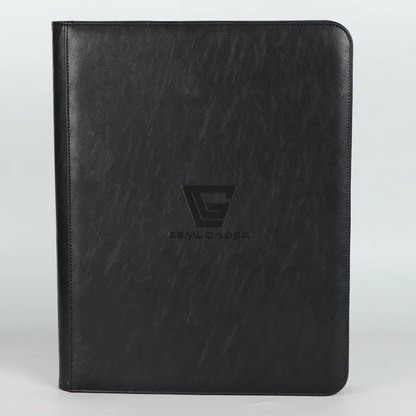 Gemloader - Premium 9 Pocket Toploader Binder - Black