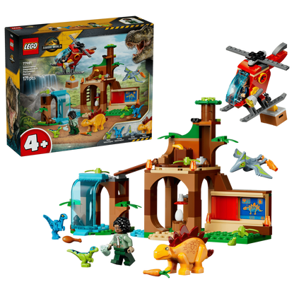 LEGO Jurassic World - Velociraptor, Stegosaurus & Pteranodon Rescue (77981)