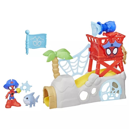 Spidey and His Amazing Friends - 3 in 1 Spidey Island Playset