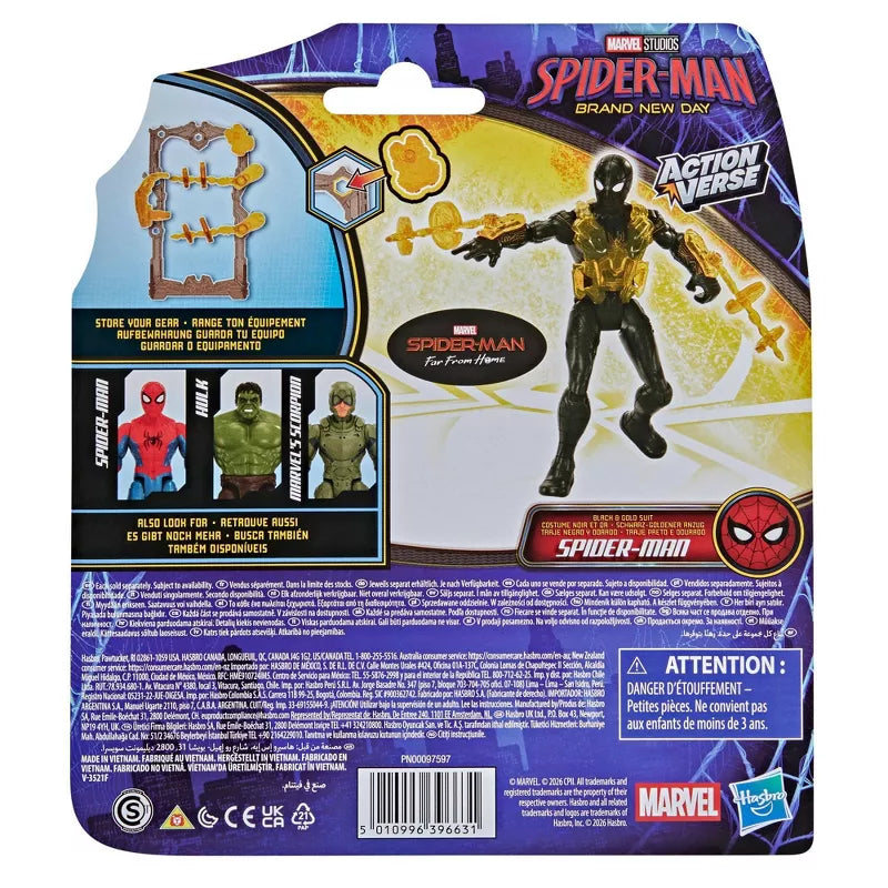 Spiderman - Brand New Day - Black & Gold Suit Figure
