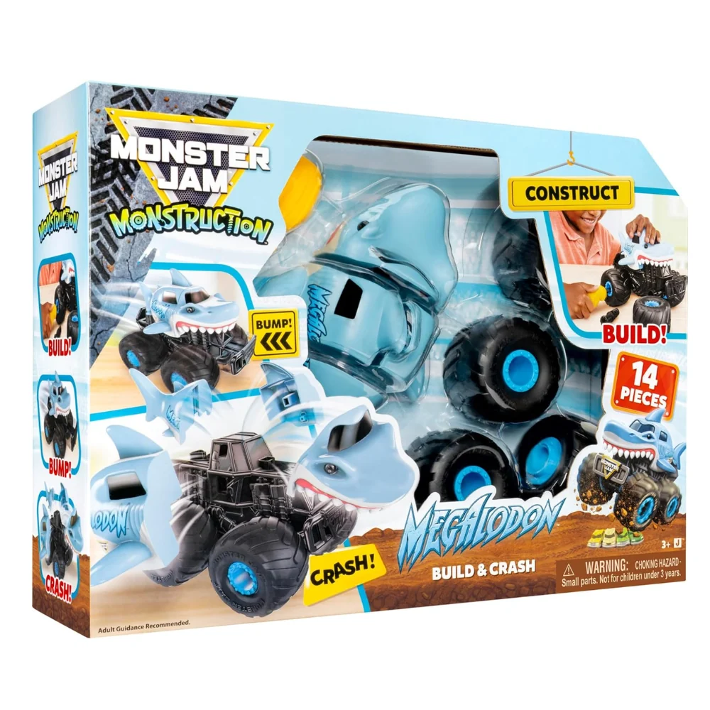 Monster Jam - Monstruction Construct - Megalodon Playset