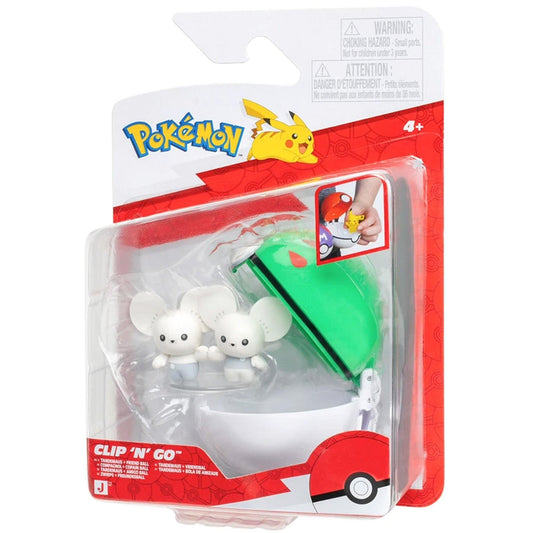 Pokemon - Clip 'N' Go - Tandemaus and Friend Ball