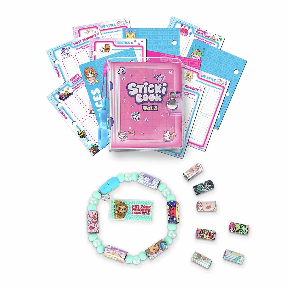 Sticki Rolls - Sticki Book S3 - Stickers Shareable Bracelets