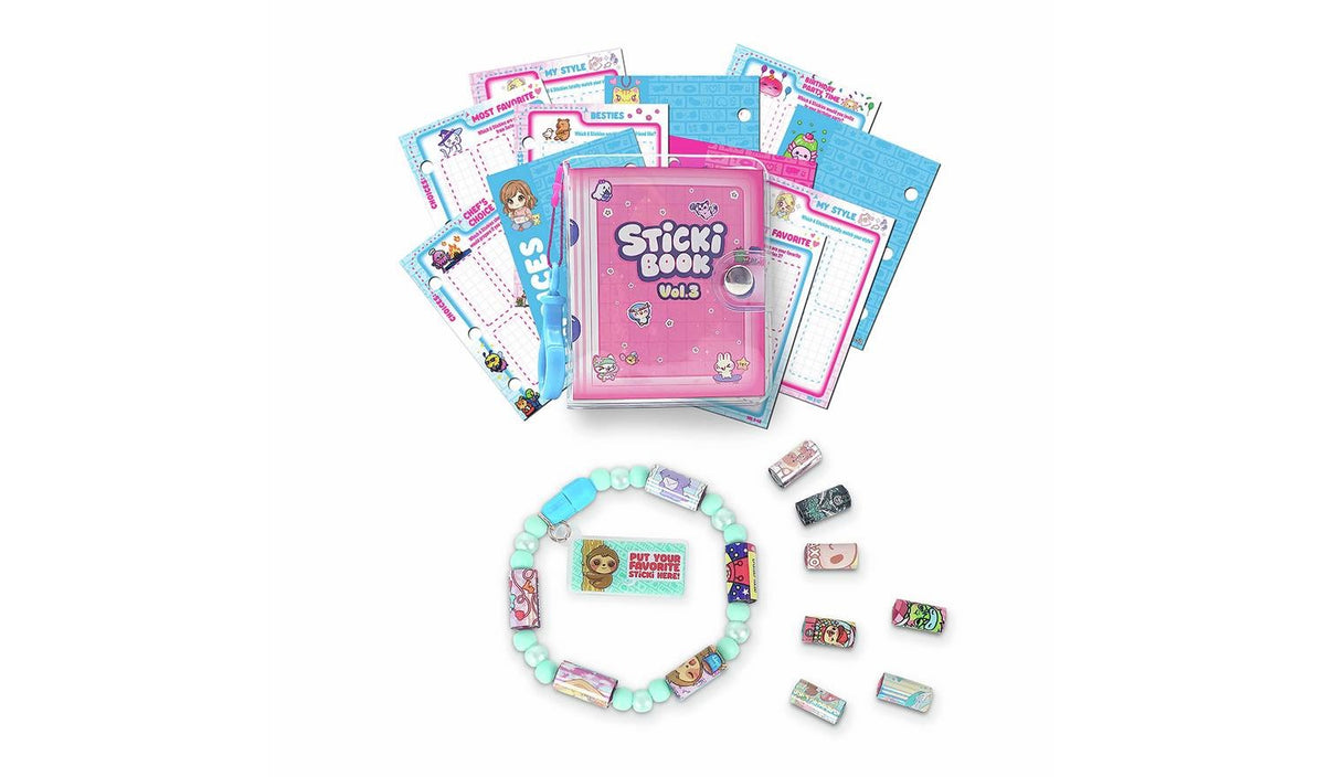 Sticki Rolls - Sticki Book S3 - Stickers Shareable Bracelets