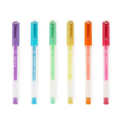 Legami - Set of 6 Pastel Gel Pens - Spring is in the Air