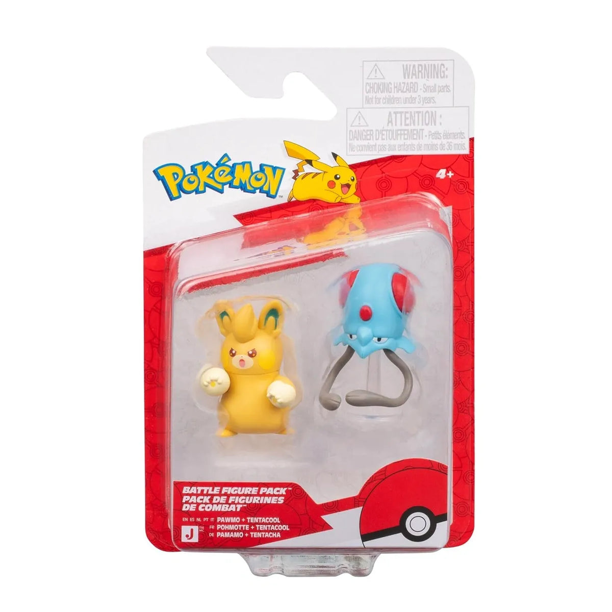 Pokemon - Battle Figure Pack - Pawmo & Tentacool