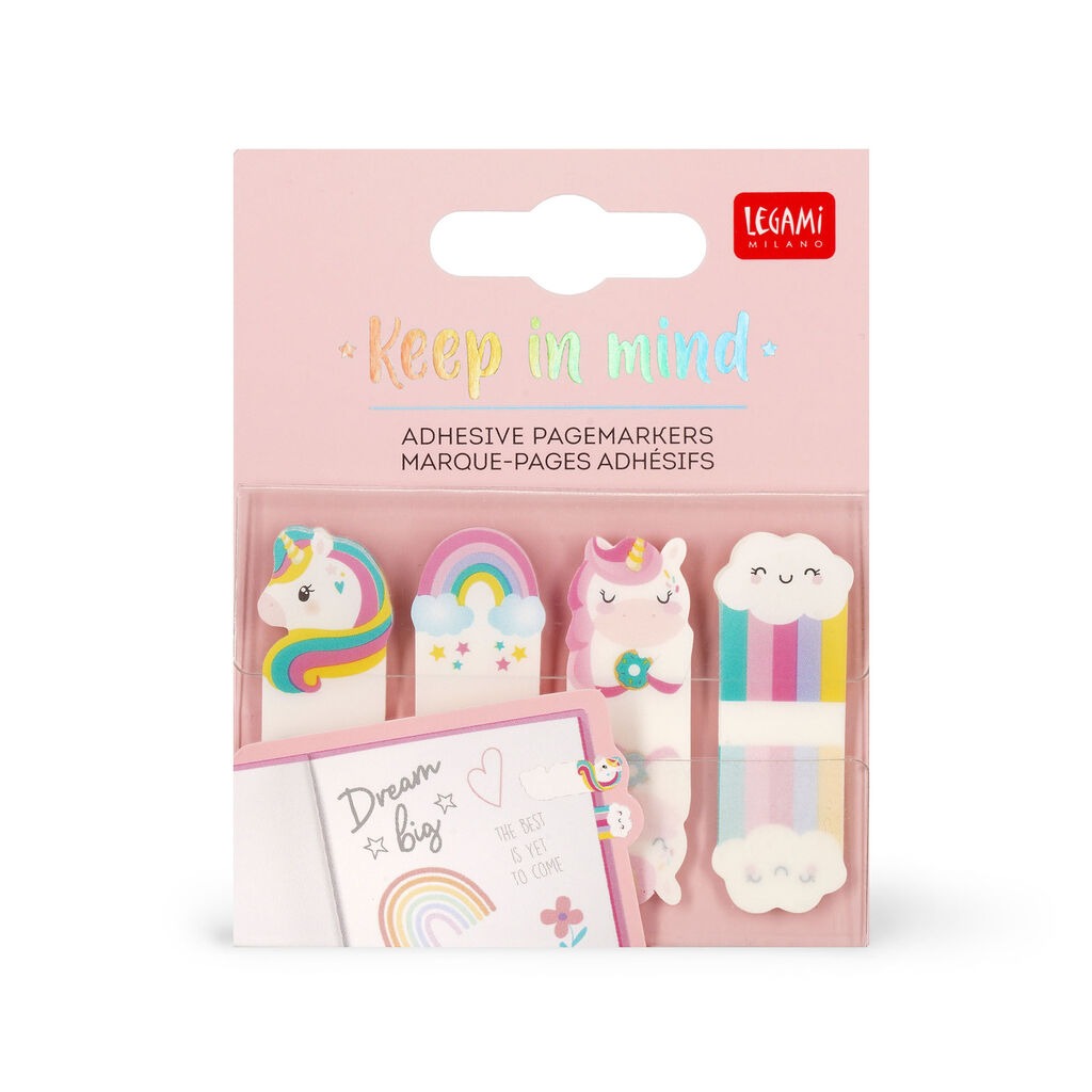 Legami - Unicorn Adhesive Pagemarkers - Keep in Mind