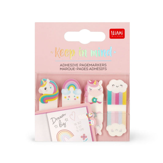 Legami - Unicorn Adhesive Pagemarkers - Keep in Mind