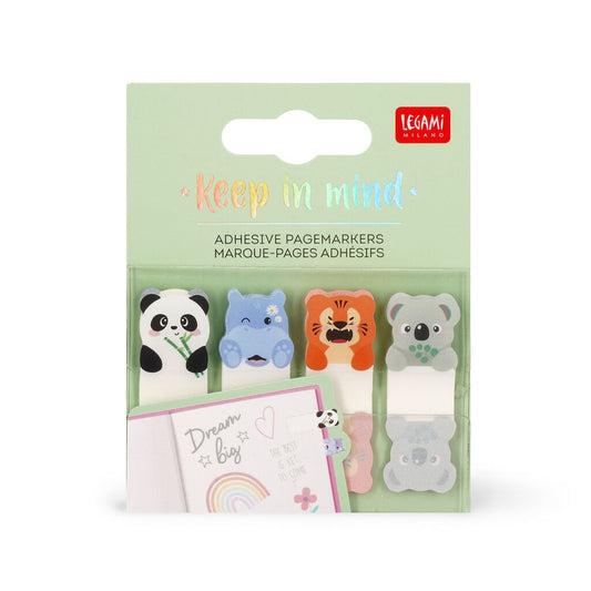 Legami - Cute Animals Adhesive Pagemarkers - Keep in Mind
