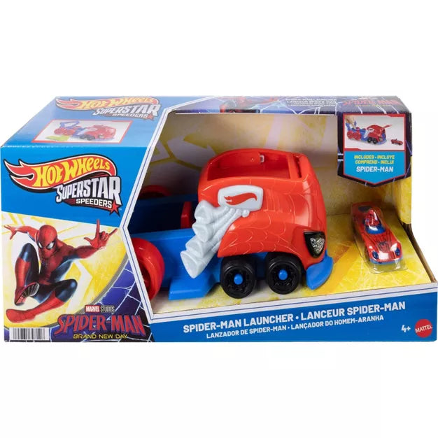 Hot Wheels - Super Speeders Spider-Man Character Launcher