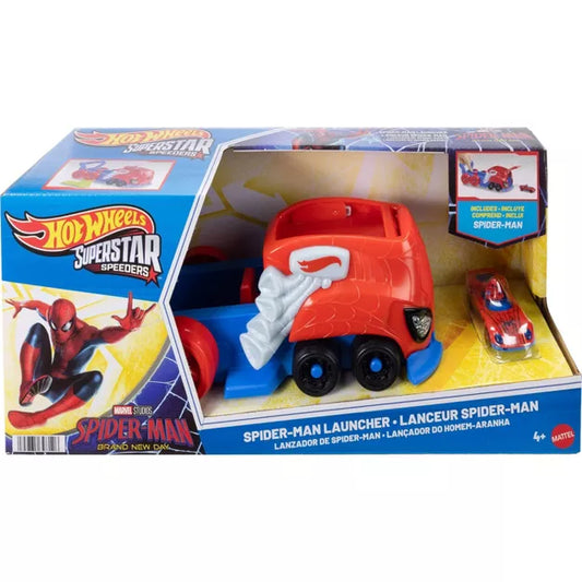 Hot Wheels - Super Speeders Spider-Man Character Launcher