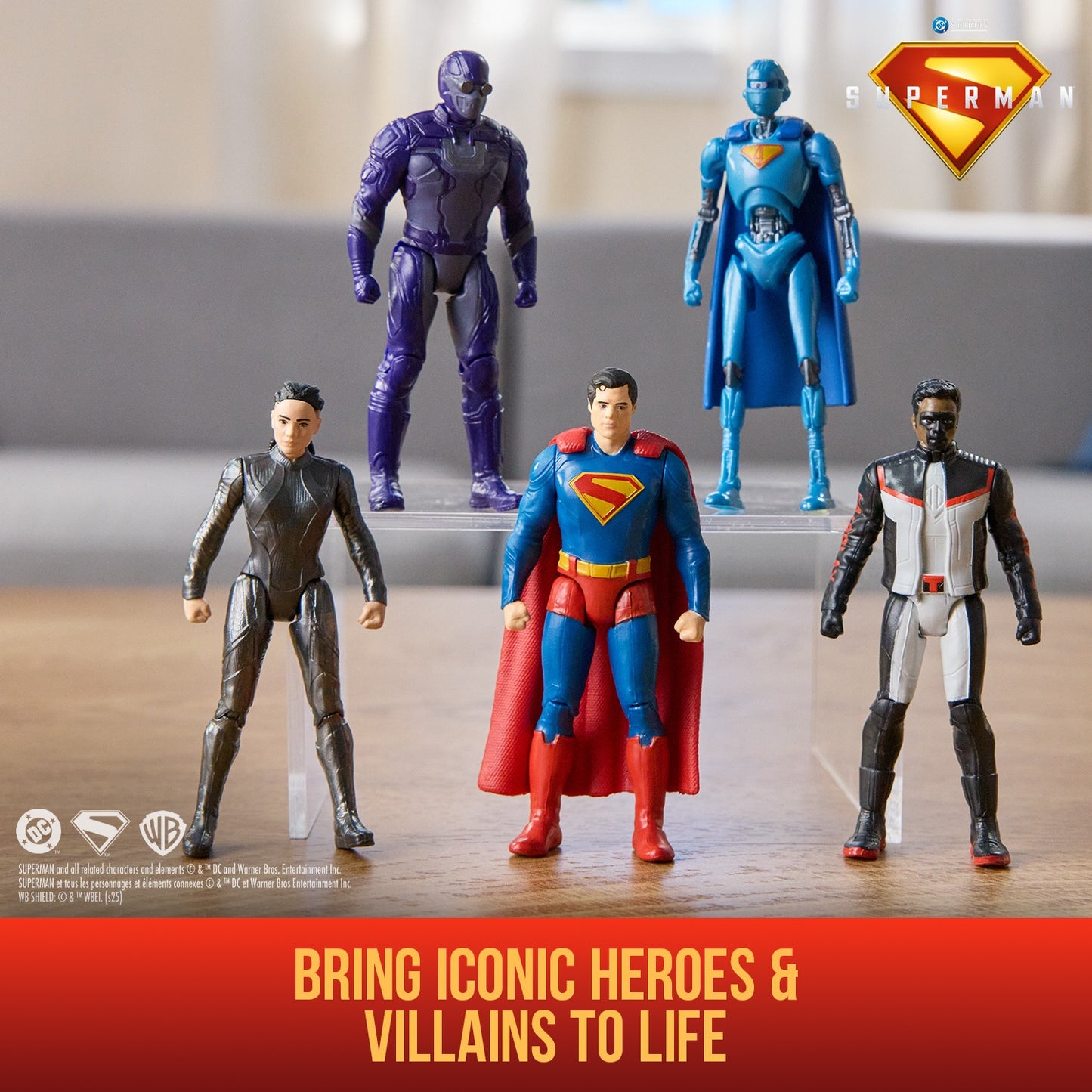 Superman - 3" Figures - Heroes vs Villains