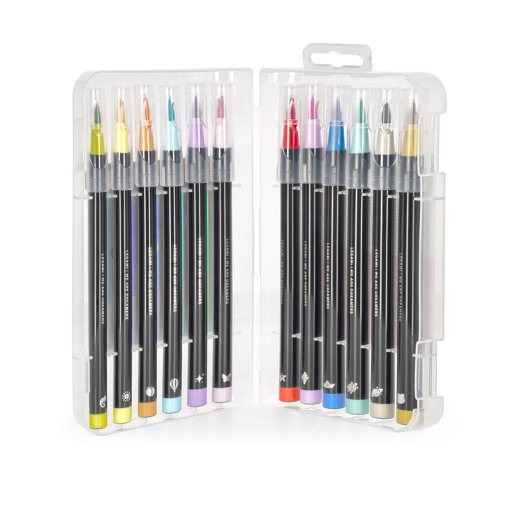 Legami - Set 12 Brush Markers Pastel