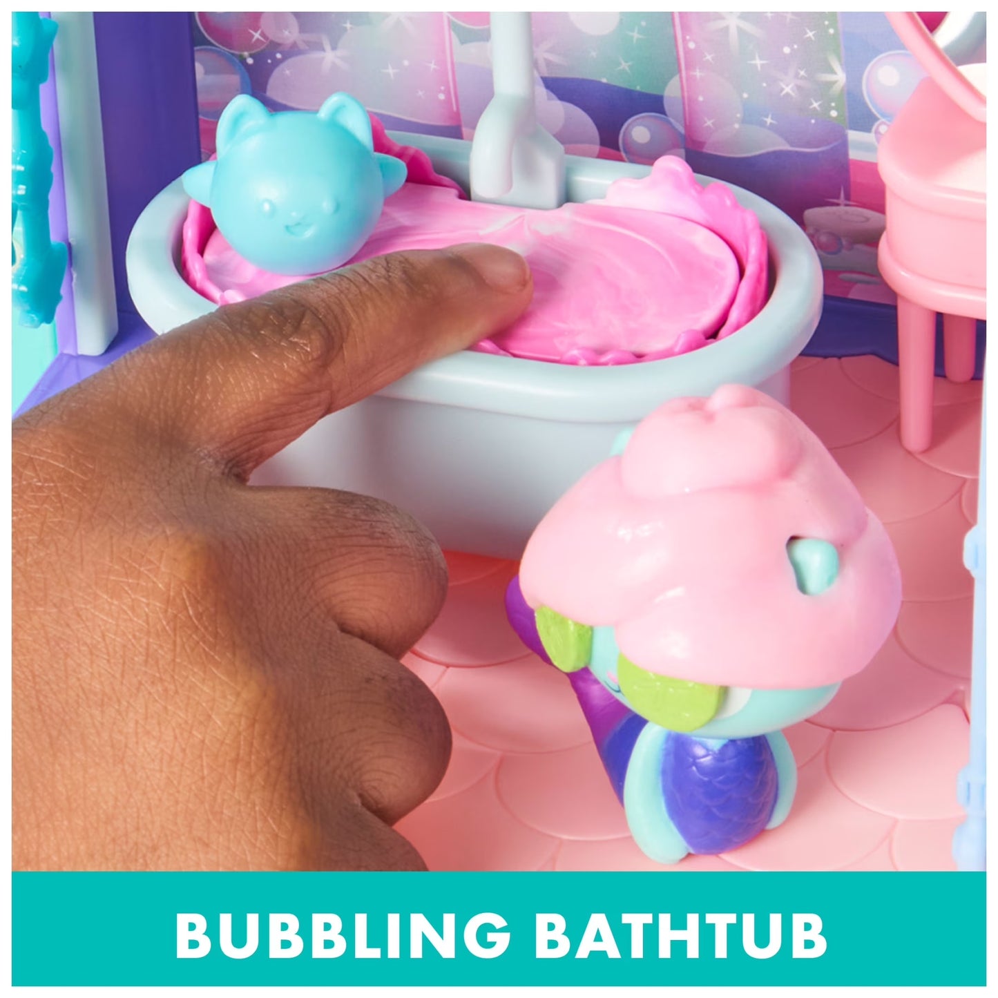 Gabby's Dollhouse - MerCat’s Primp and Pamper Bathroom