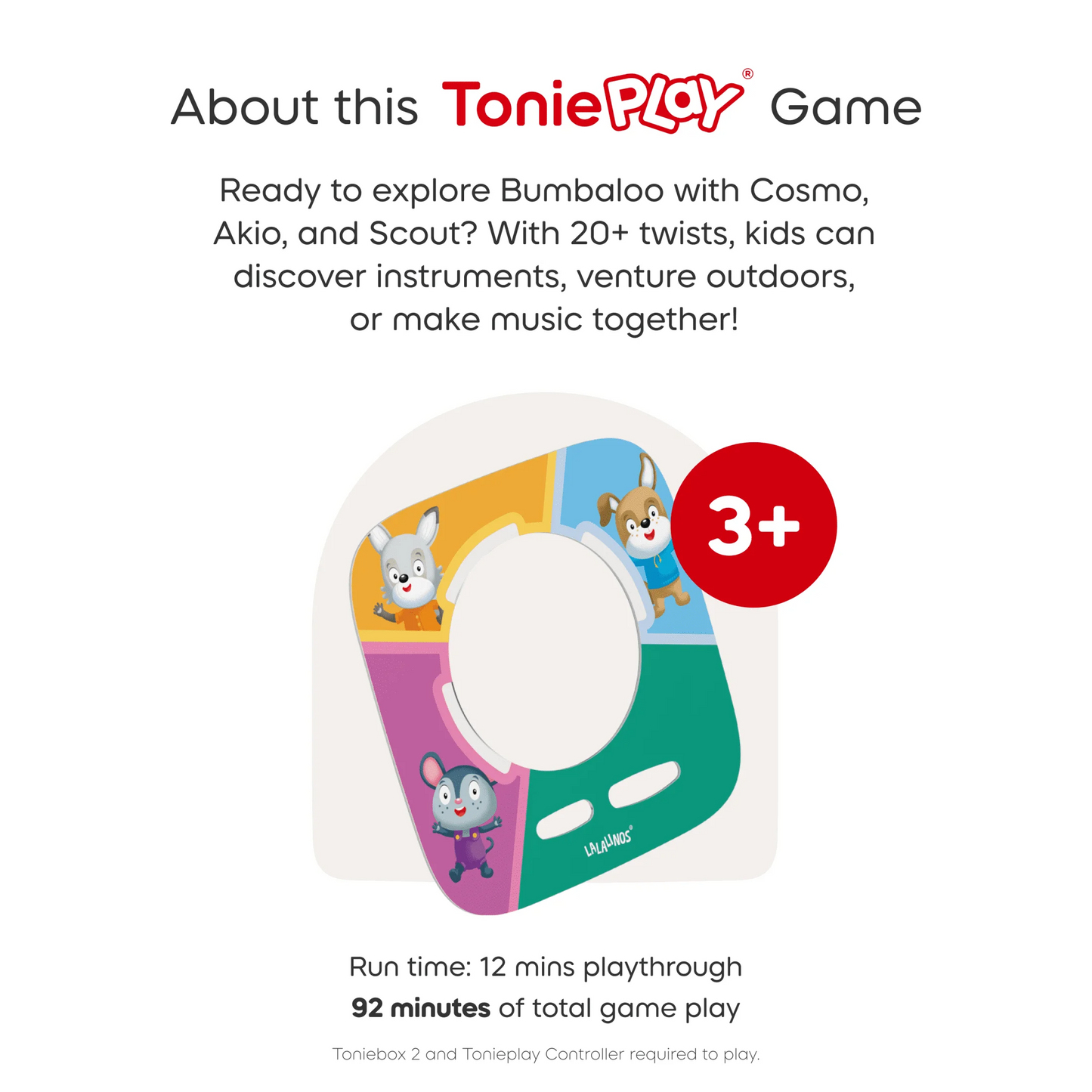 Tonies - Tonieplay - Lalalinos - Your Day in Bumbaloo!