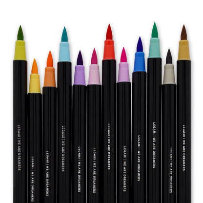 Legami - Set 12 Brush Markers Pastel