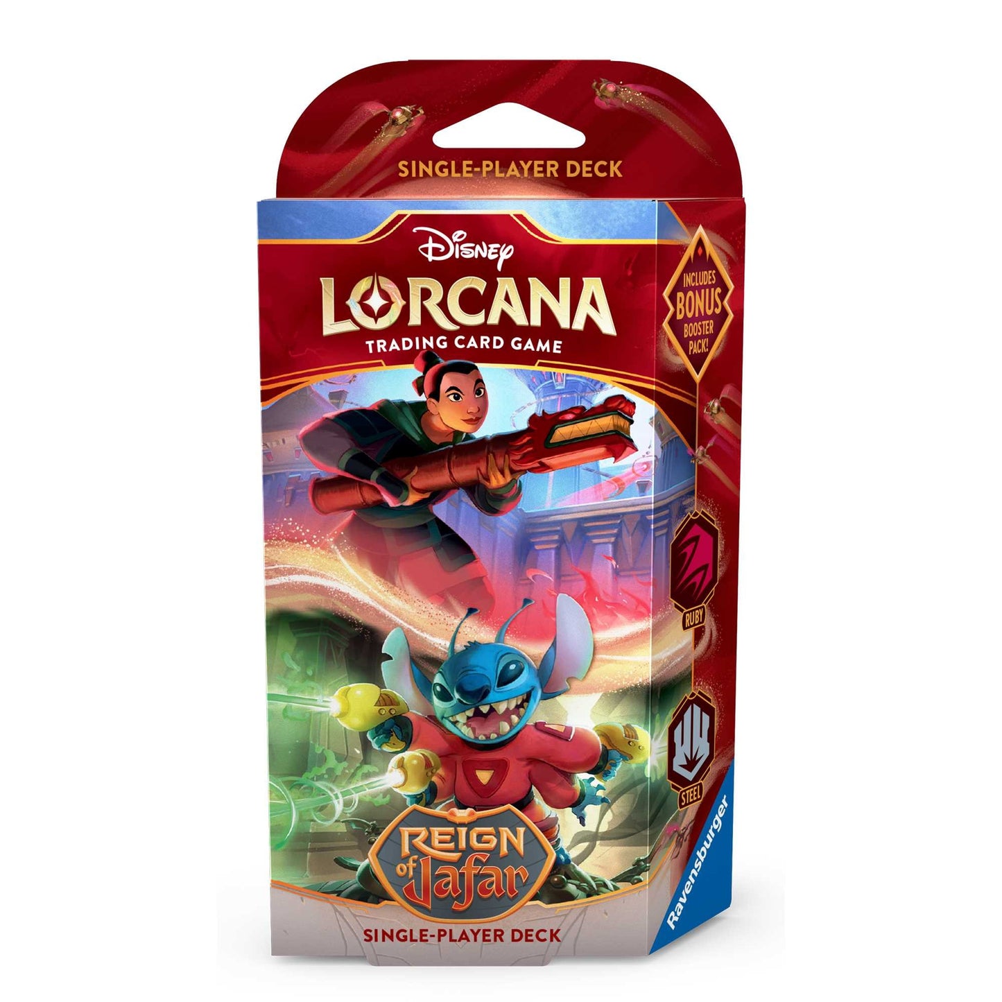 Disney Lorcana - Reign of Jafar - Ruby & Steel - Single Player Deck