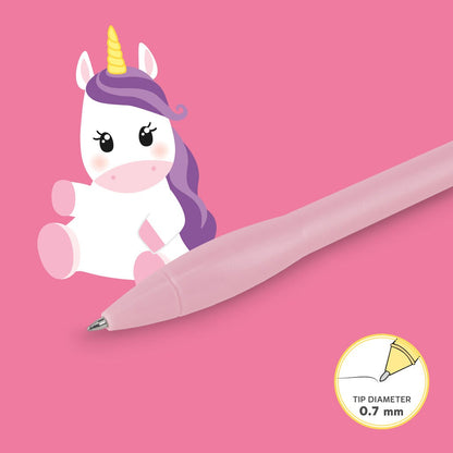 Legami - Light-up Ballpoint Pen - Unicorn - Writing is Magic