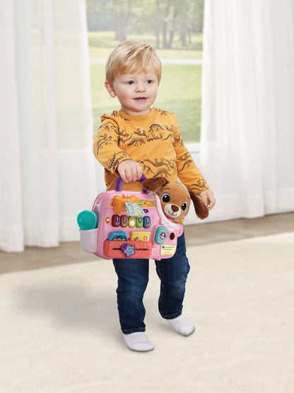 VTech - Cutie Puppy Carrier with Adorable Soft Puppy
