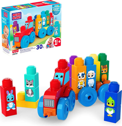 Mega Bloks - Build & Match - Animal Tractor