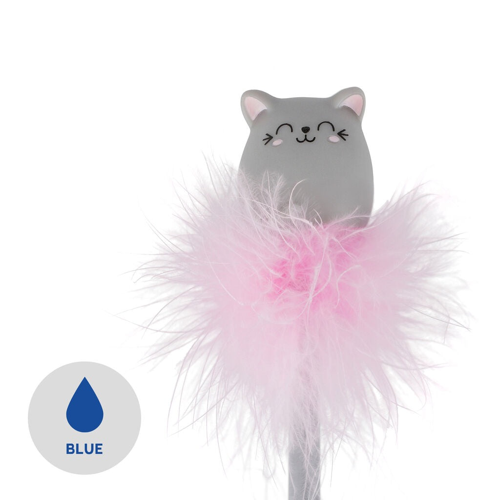 Legami - Light-up Ballpoint Pen - Kitty - Writing is Magic