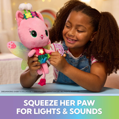 Gabby's Dollhouse - Rainbow Light-Up 'Kitty Fairy' Plush