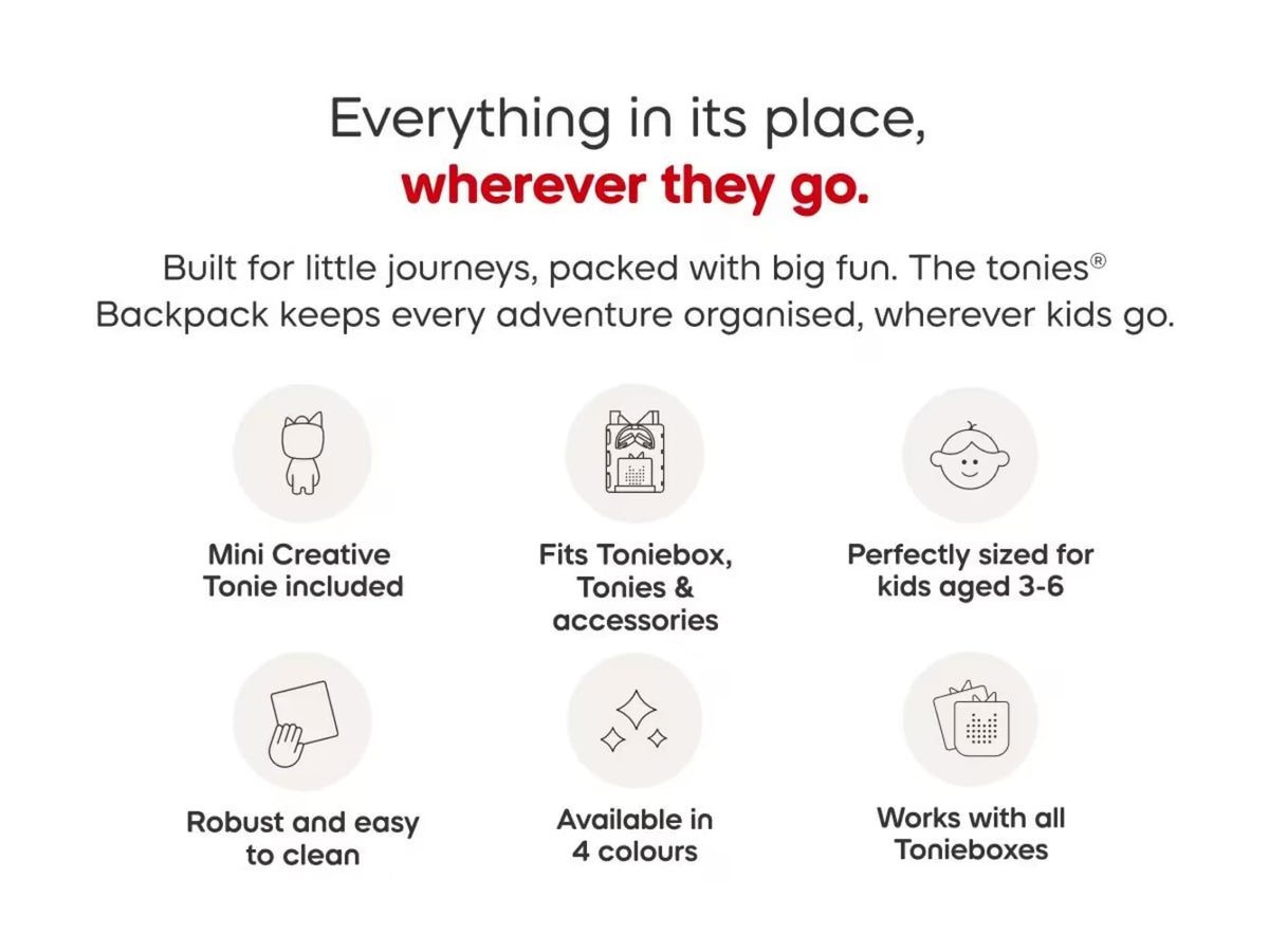 Tonies - Backpack with Creative Mini Light - Blue