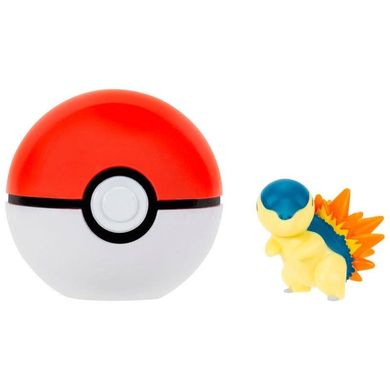 Pokemon - Clip 'N' Go - Cyndaquil and Poke Ball