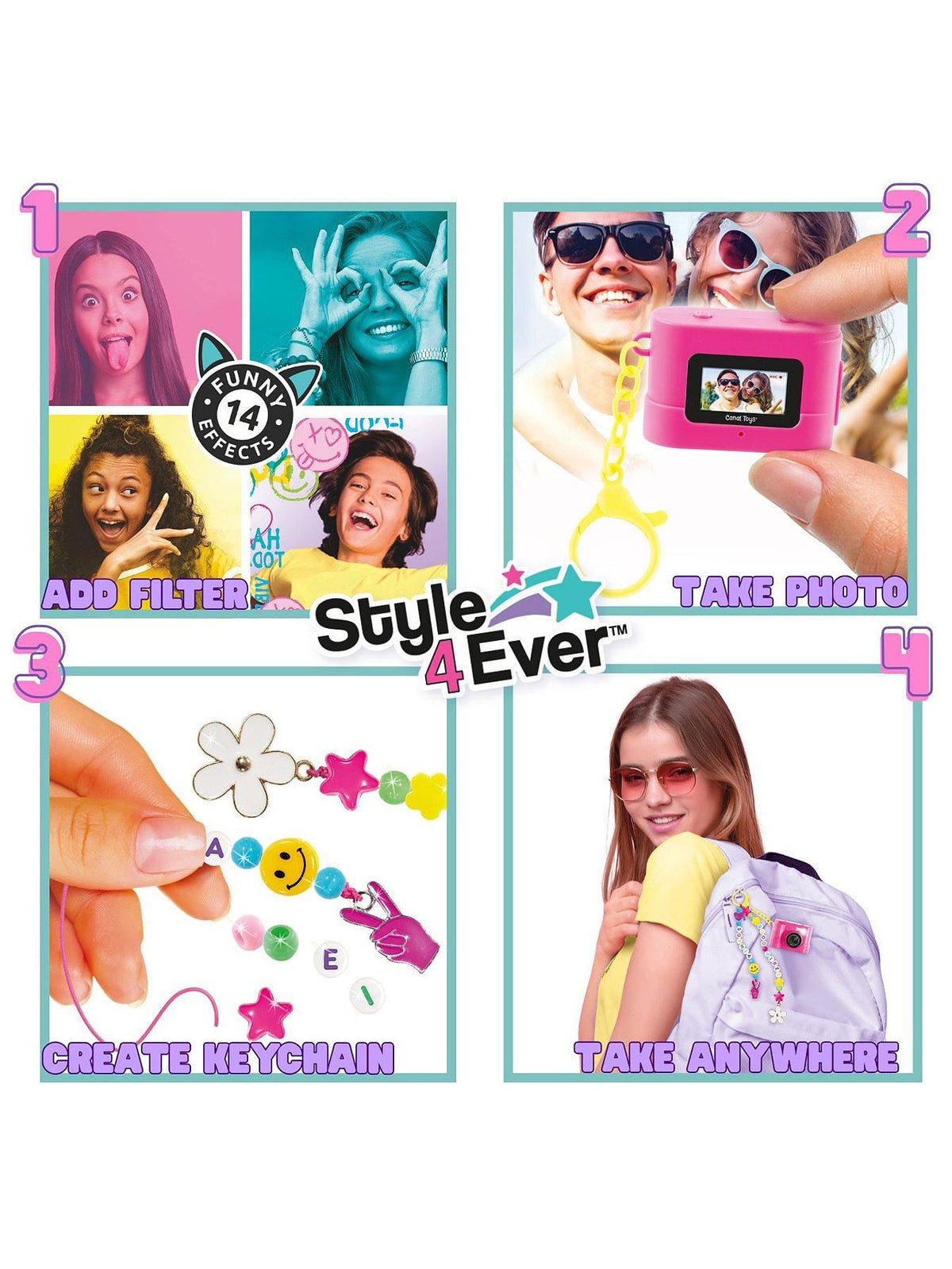 Style 4 Ever - Mini Cam Bag Charm Kit