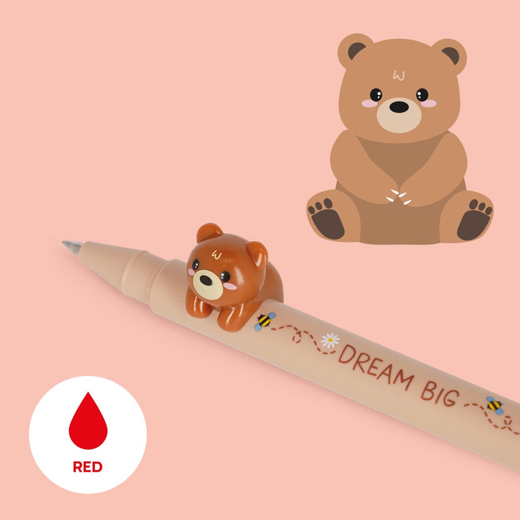 Legami - Lovely Friends - Gel Pen - Teddy Bear