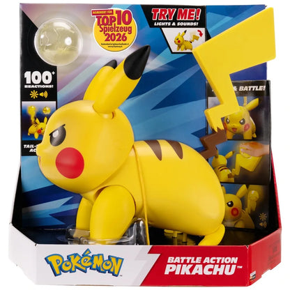 Pokemon - Battle Action Pikachu - 30 cm Interactive Figure