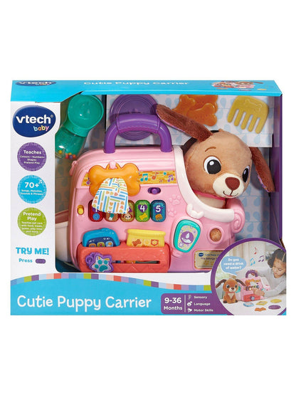 VTech - Cutie Puppy Carrier with Adorable Soft Puppy