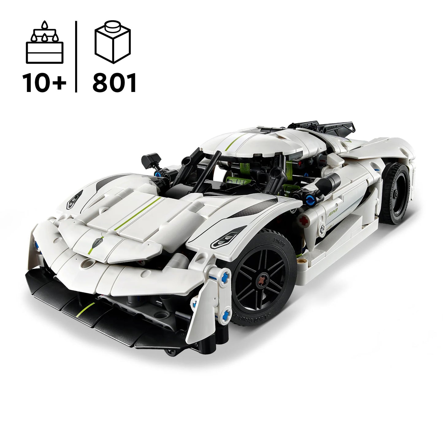 LEGO Technic - Koenigsegg Jesko Absolut White Hypercar (42184)
