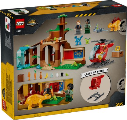 LEGO Jurassic World - Velociraptor, Stegosaurus & Pteranodon Rescue (77981)