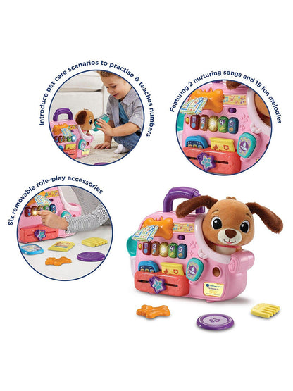 VTech - Cutie Puppy Carrier with Adorable Soft Puppy