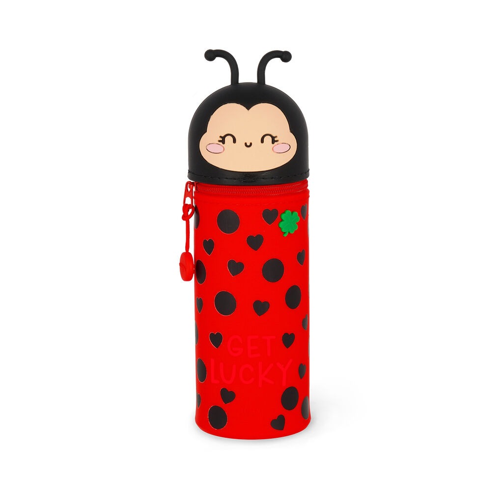 Legami - Ladybug 2-in-1 Silicone Pencil Case - Kawaii