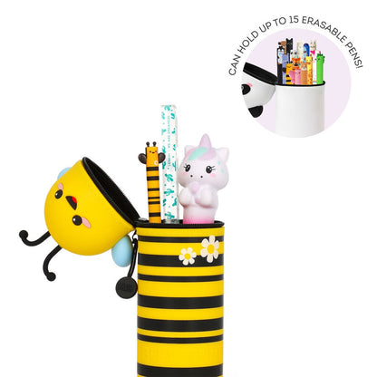Legami - Bee 2-in-1 Silicone Pencil Case - Kawaii