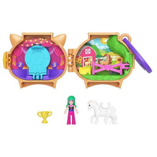 Polly Pocket - Pet Connects - Horse Playset