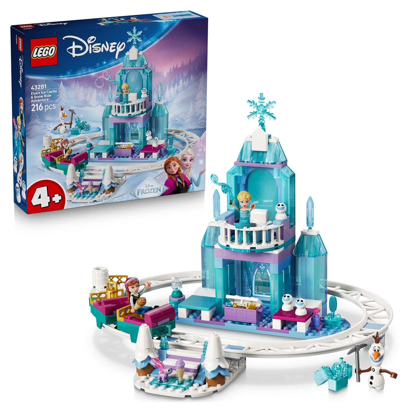 LEGO Disney - Elsa's Ice Castle and Snow Ride Adventure (43281)