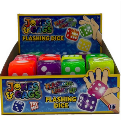 Fidget Toys - Squishy Light Up Flashing Dice
