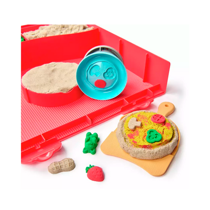 Kinetic - Sand Squish Pizza Playset