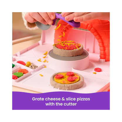 Kinetic - Sand Squish Pizza Playset