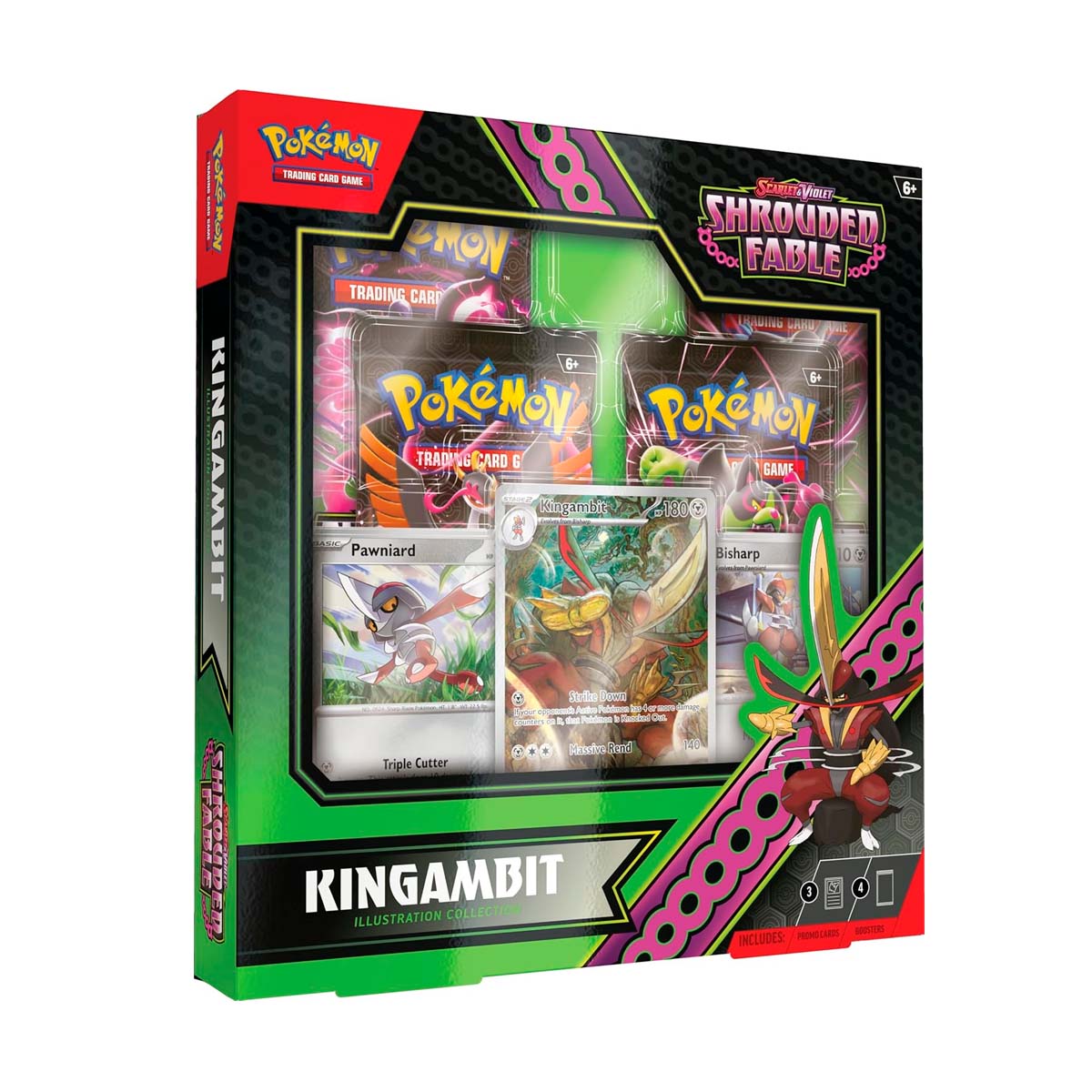 Pokemon TCG - Scarlet & Violet - Shrouded Fable - Kingambit Illustration Collection