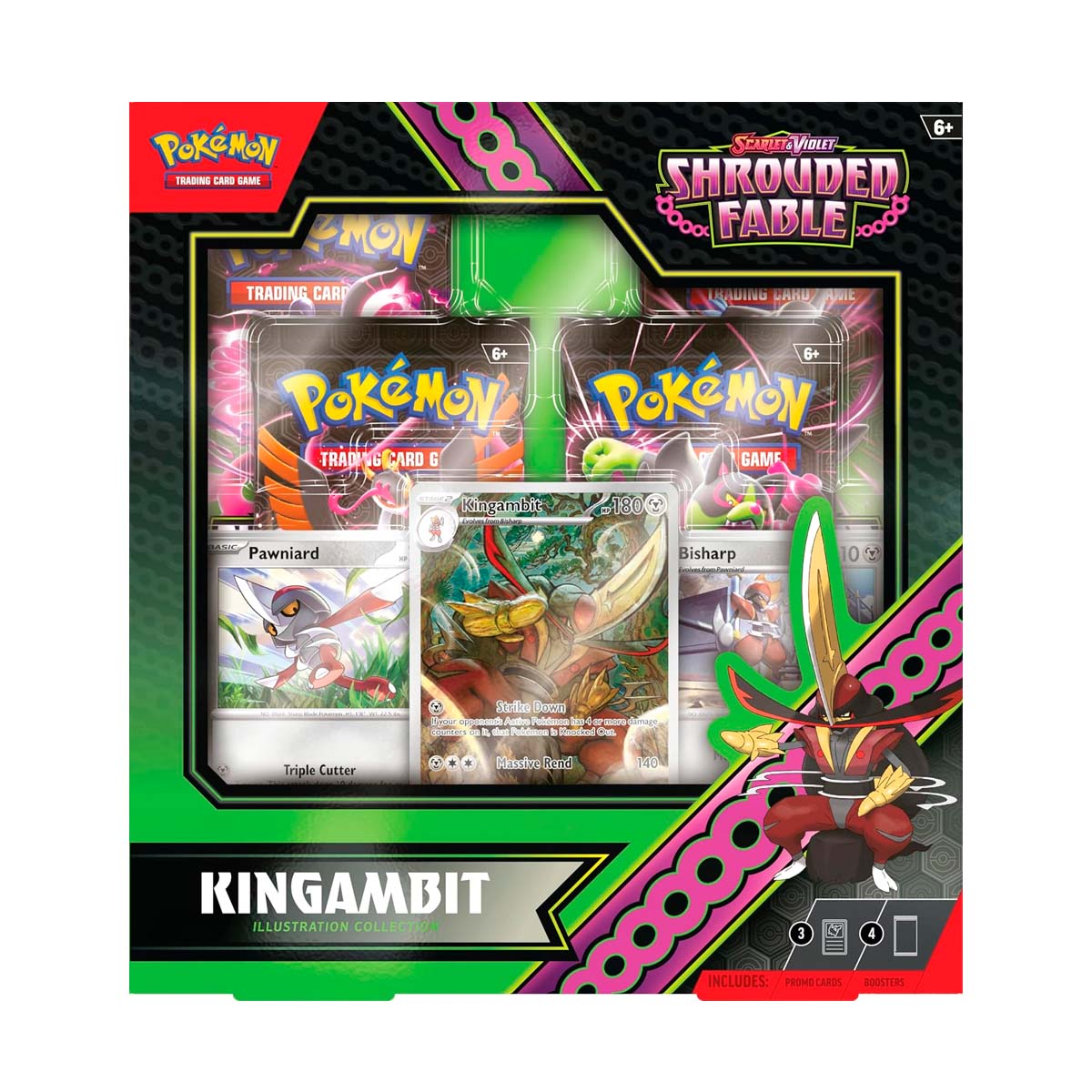 Pokemon TCG - Scarlet & Violet - Shrouded Fable - Kingambit Illustration Collection