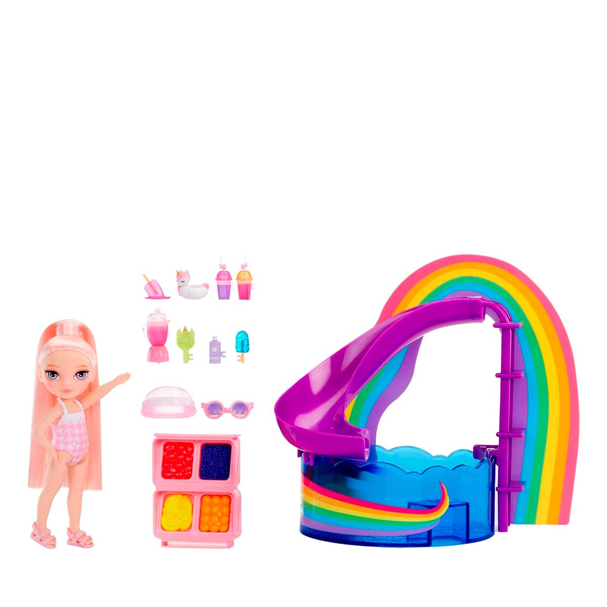 Rainbow High - Littles Pool Day Playset