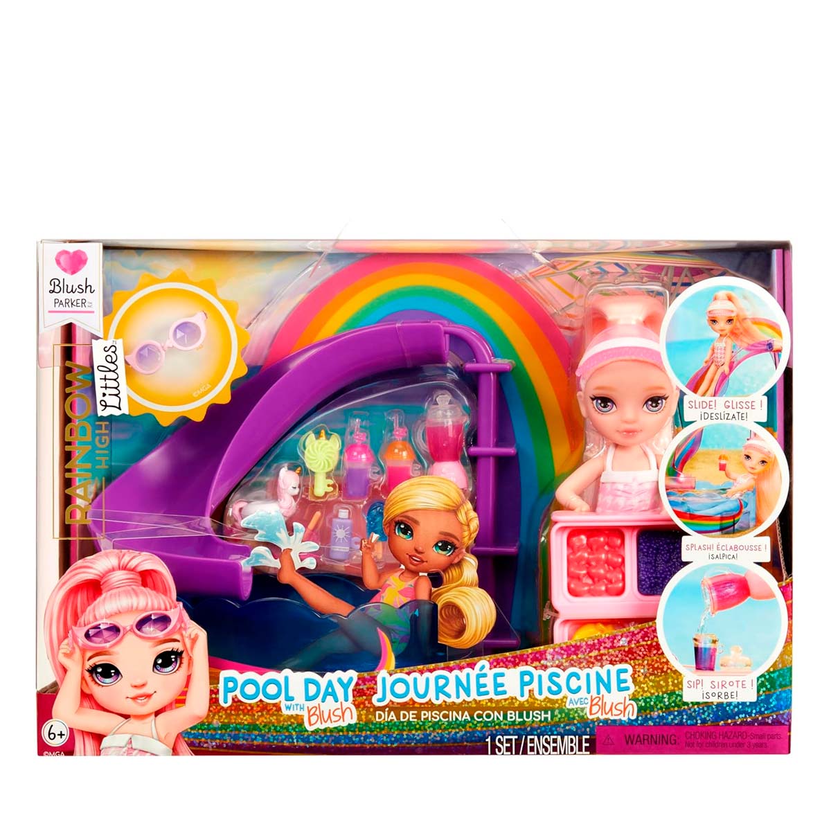 Rainbow High - Littles Pool Day Playset
